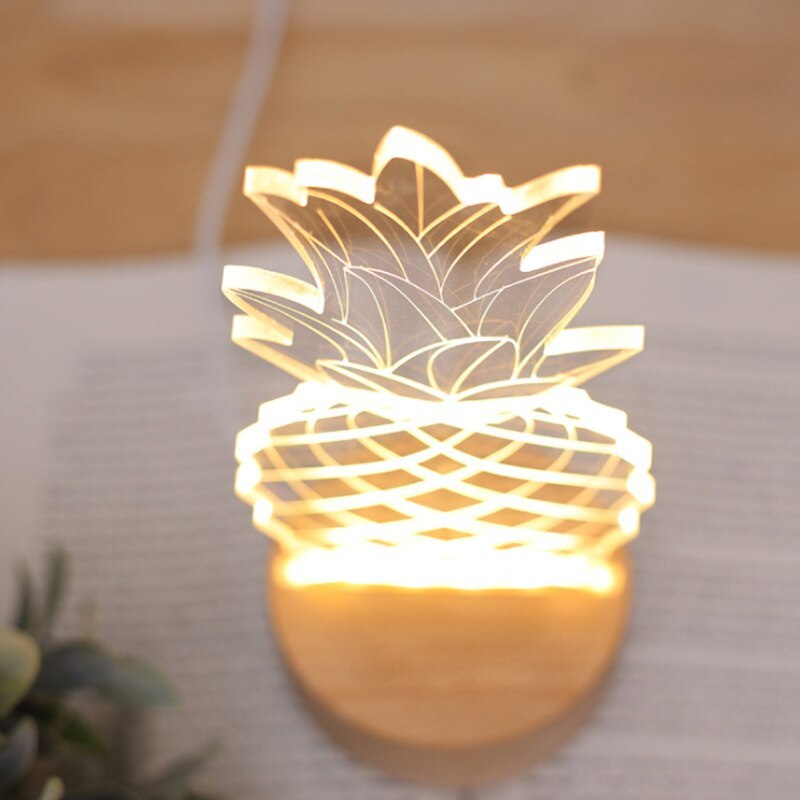 Decorative Pineapple Bedside Table Lamp