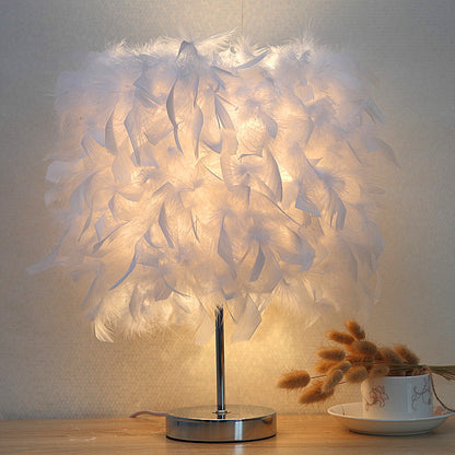 Feather night light