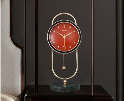 Elegant Marble Clock