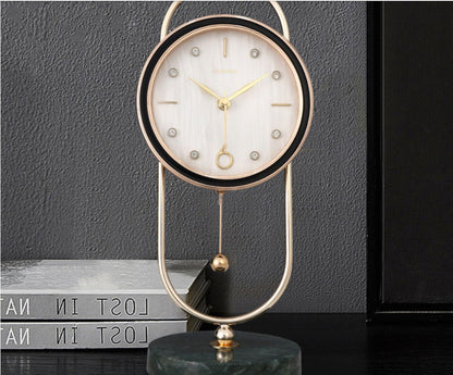 Elegant Marble Clock