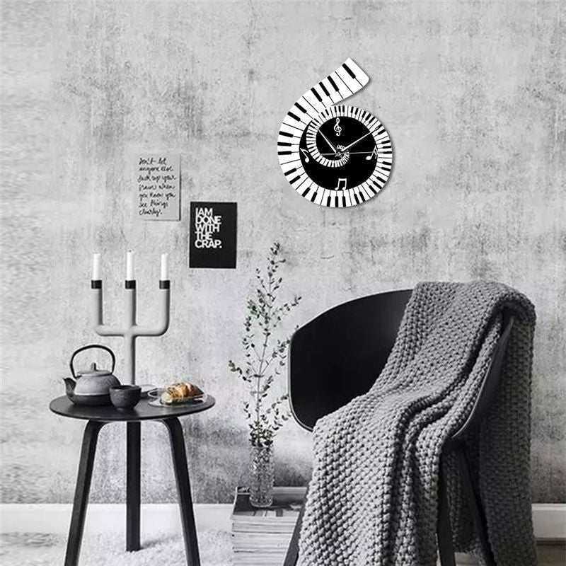 Treble Clef Decorative Wall Clock