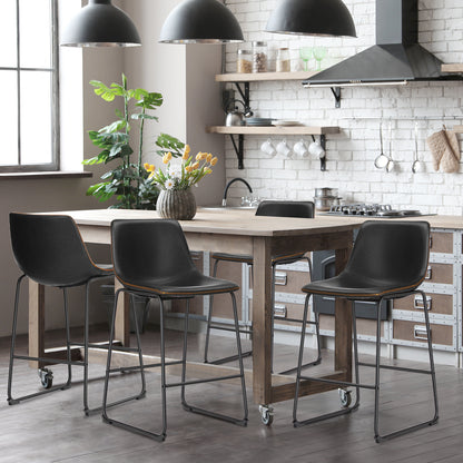 Luxury Kitchen Island Dining Chair Set