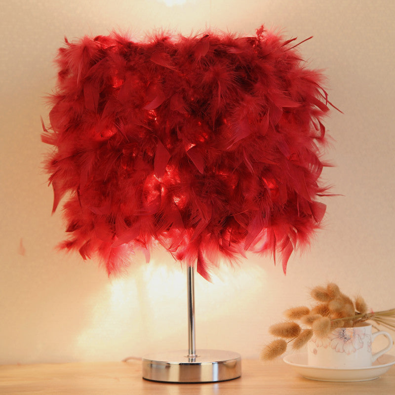 Feather night light