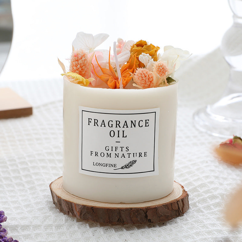 Luxury Romantic Dried Flower Candles