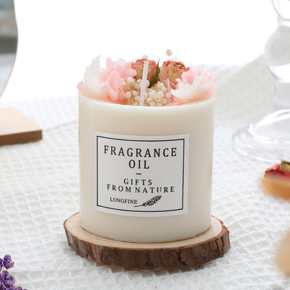 Luxury Romantic Dried Flower Candles