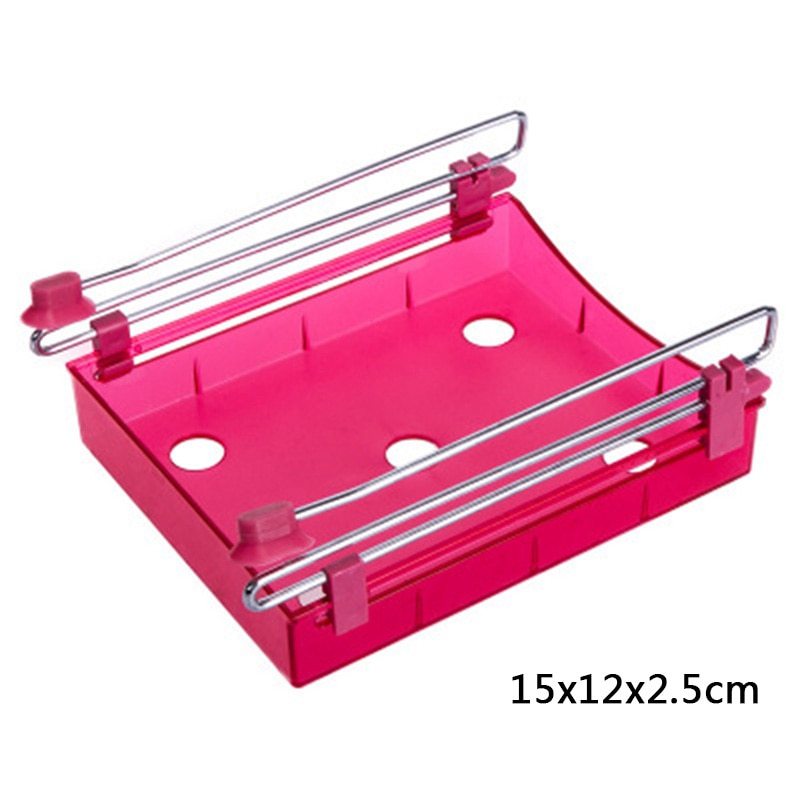 Hanging Plastic Refrigerator Clapboard Storage Rack