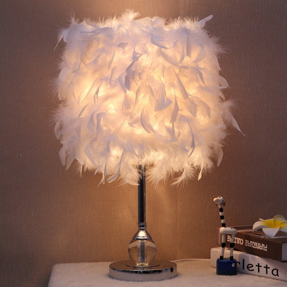 Feather night light