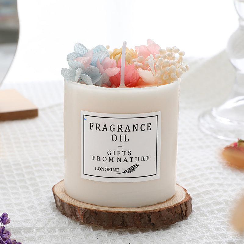 Luxury Romantic Dried Flower Candles