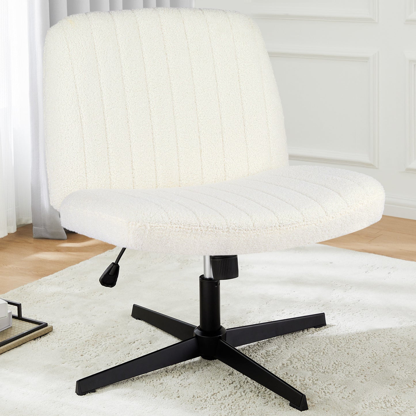 Armless Swivel Home Office Chair