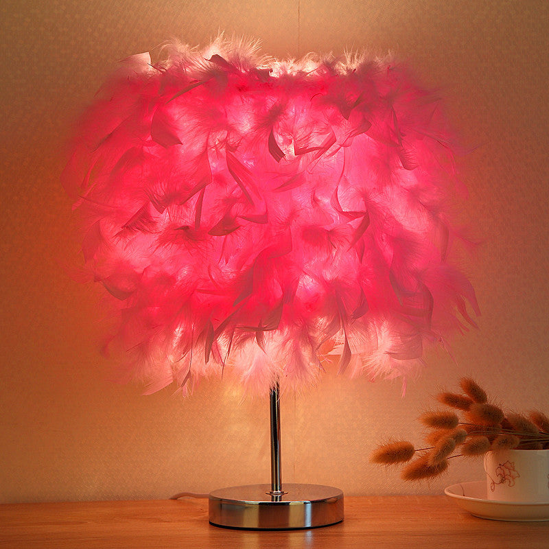 Feather night light