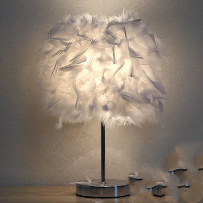 Feather night light