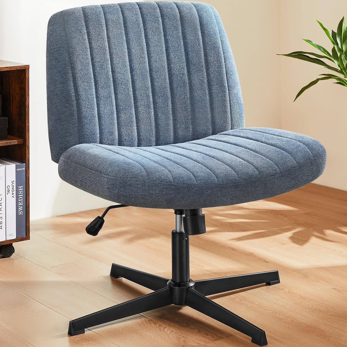 Armless Swivel Home Office Chair