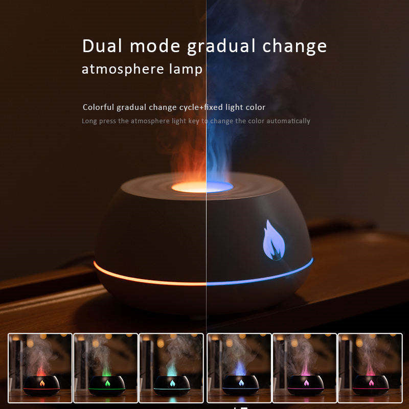 130ML Aromatherapy Flame Humidifier