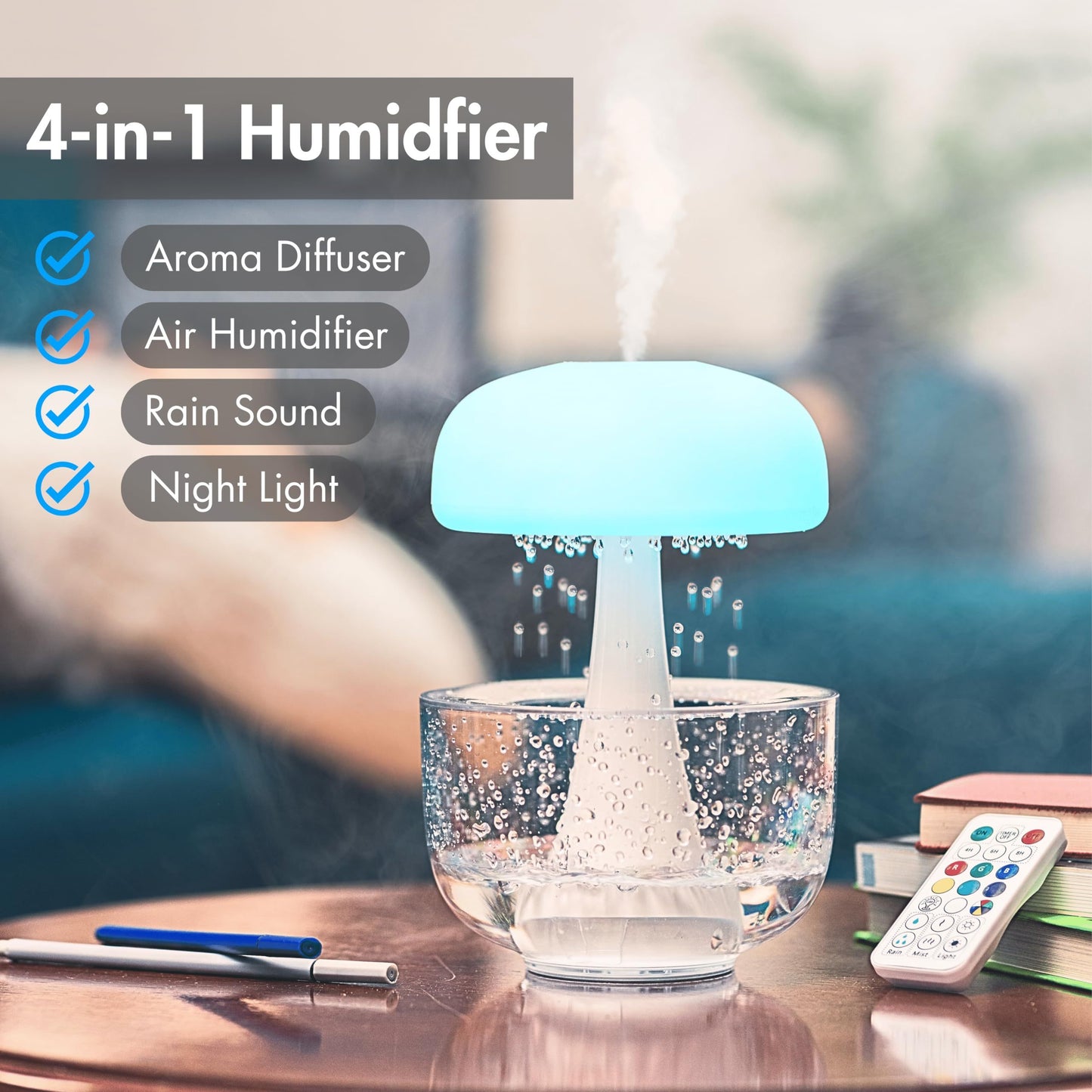 Ultrasonic Raindrop Humidifier