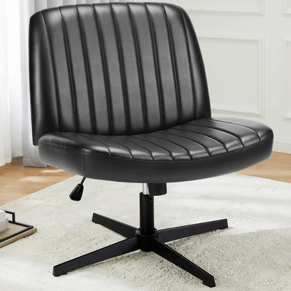 Armless Swivel Home Office Chair