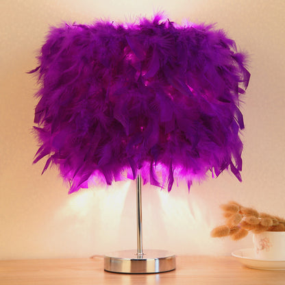 Feather night light