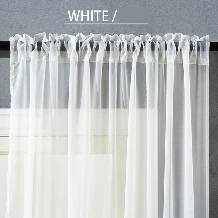 Modern Pure Cotton And Linen Window Screen