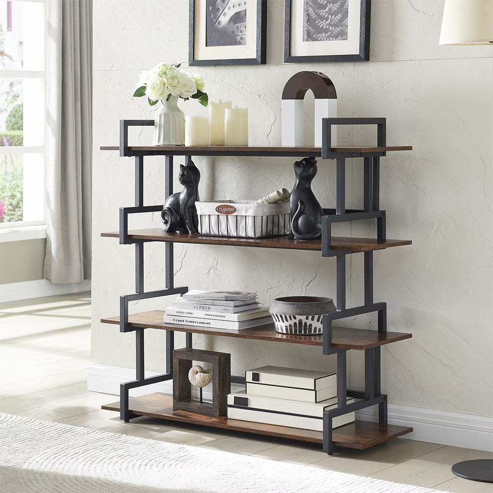 Freestanding Industrial 4 Tier Storage Shelf