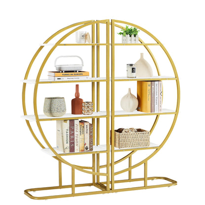 Modern 4-Tier Open Bookshelf