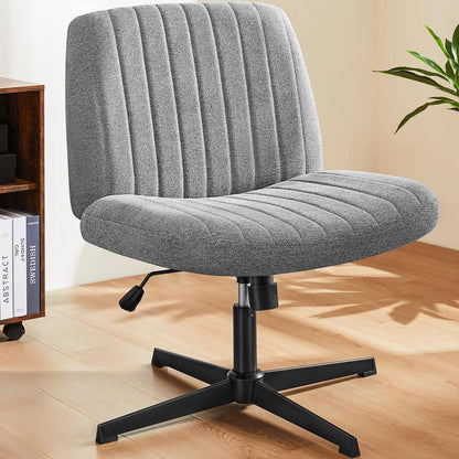 Armless Swivel Home Office Chair