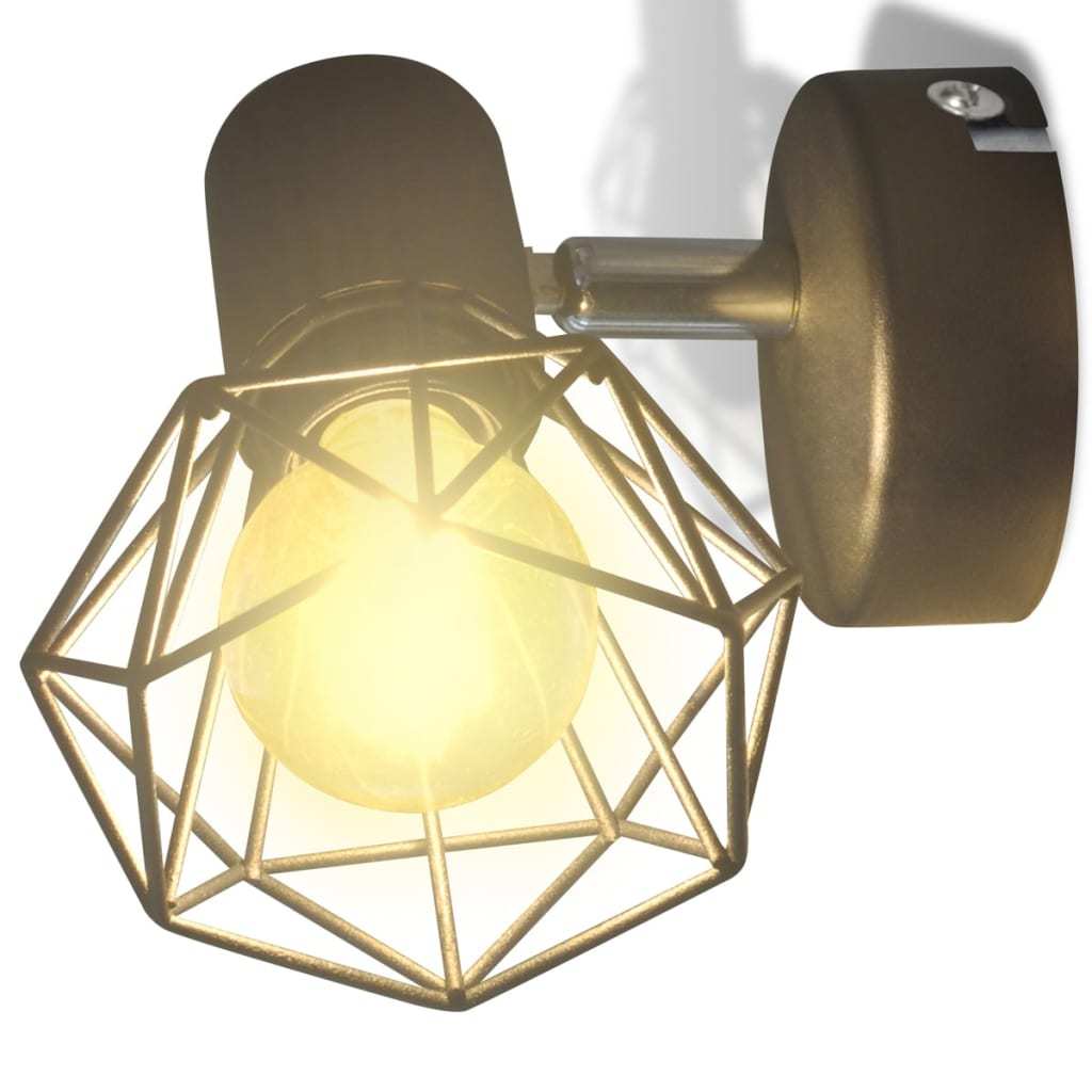 Industrial Wall Mounted Lamp Set