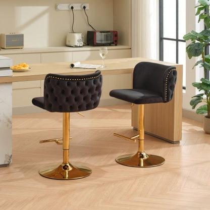 Luxury Swivel Barstool Set