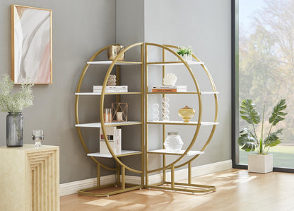 Modern 4-Tier Open Bookshelf