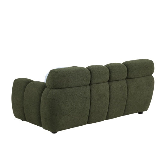 Modern Upholstered Green Sofa