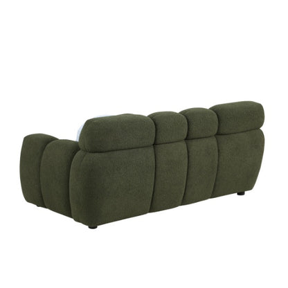 Modern Upholstered Green Sofa