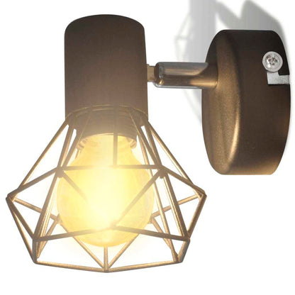 Industrial Wall Mounted Lamp Set