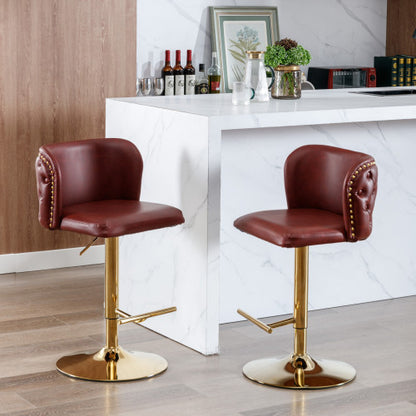 Luxury Swivel Barstool Set