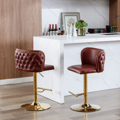 Luxury Swivel Barstool Set