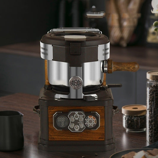 Luxury Fully Automatic Retro Bean Baking Coffee Machine