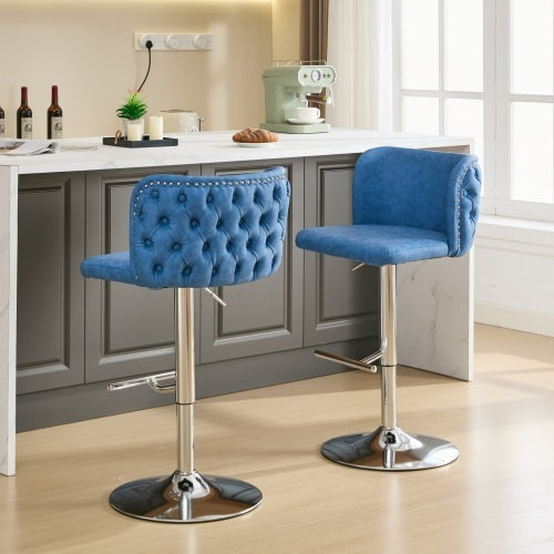 Luxury Swivel Barstool Set