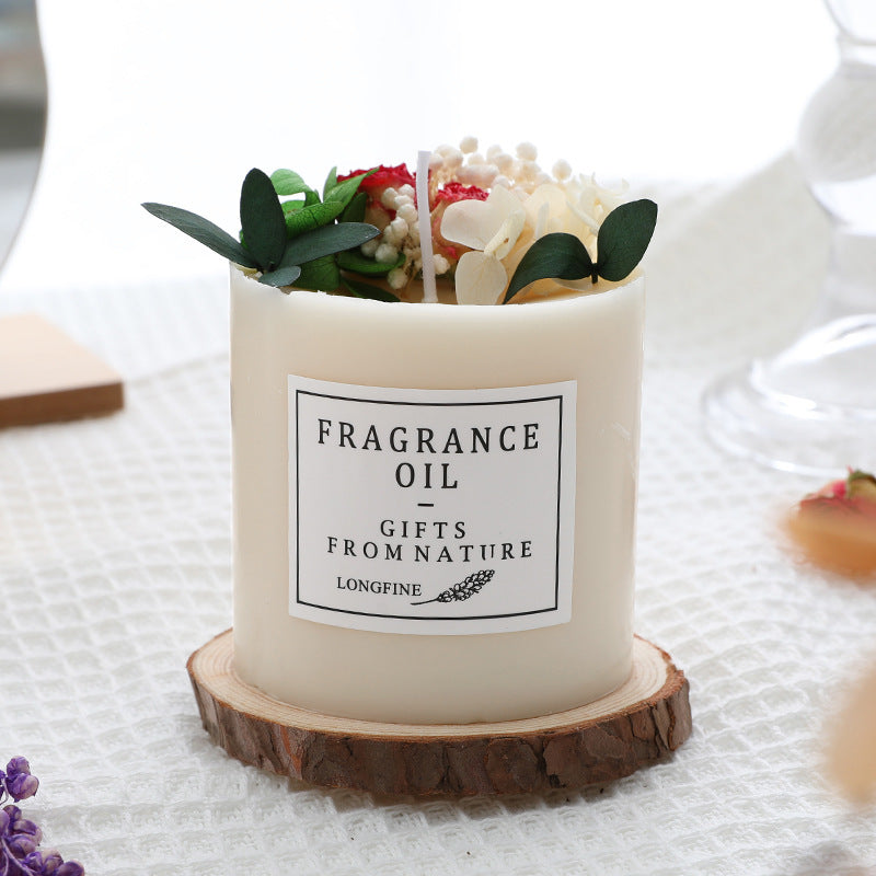 Luxury Romantic Dried Flower Candles