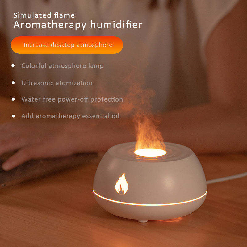 130ML Aromatherapy Flame Humidifier