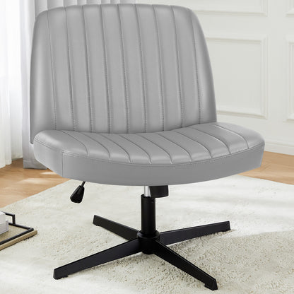 Armless Swivel Home Office Chair