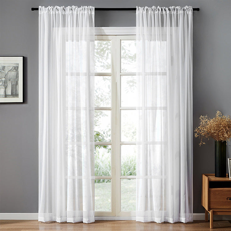 Modern Pure Cotton And Linen Window Screen