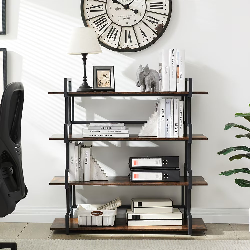 Freestanding Industrial 4 Tier Storage Shelf