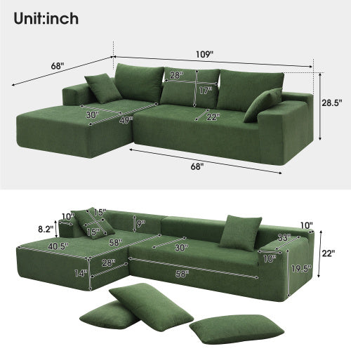 Modern Modular Combination Living Room Sofa Set