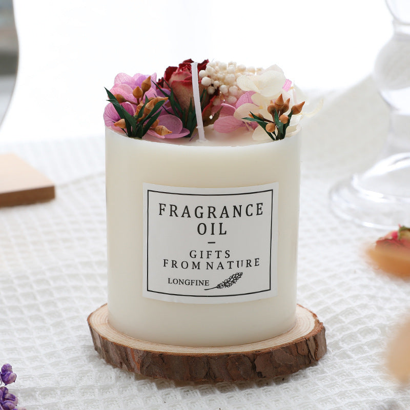 Luxury Romantic Dried Flower Candles