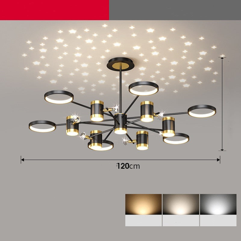 Luxury Nordic Star Light Chandelier